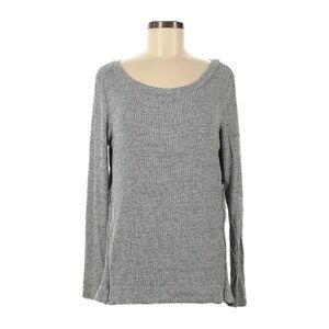 RACHEL Roy Tunic Sweater Size 2X Gray Lightweight Stretchy Moto Zip Scoop Neck